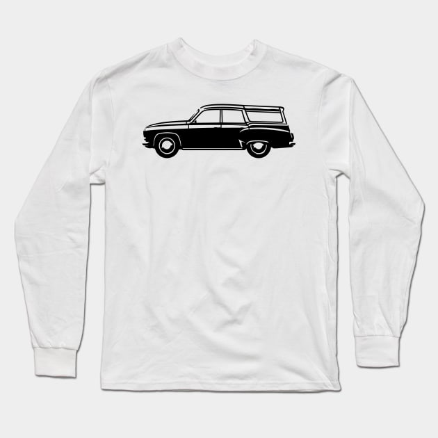 Wartburg Camping Long Sleeve T-Shirt by GetThatCar